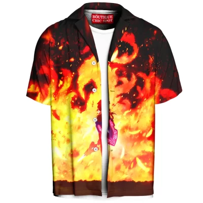 Anime Hawaiian-Shirt, Takanashi Kiara Hawaiian-Shirt, Virtual YouTuber Hawaiian-Shirt