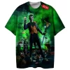 Joker Joaquin Phoenix Sublimation T-Shirt DC Comics Villains Apparel Clown Prince of Crime Clothing Batman Fan Gift Top Joker Film Fan Merch DC Comics Villain.