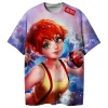 Misty Pokemon Anime T-Shirt – Cerulean City Gym Leader Graphic Tee – Kanto Region Apparel Top – Anime Manga Fan Shirt – Pokemon Fanwear – Water Trainer Fashion