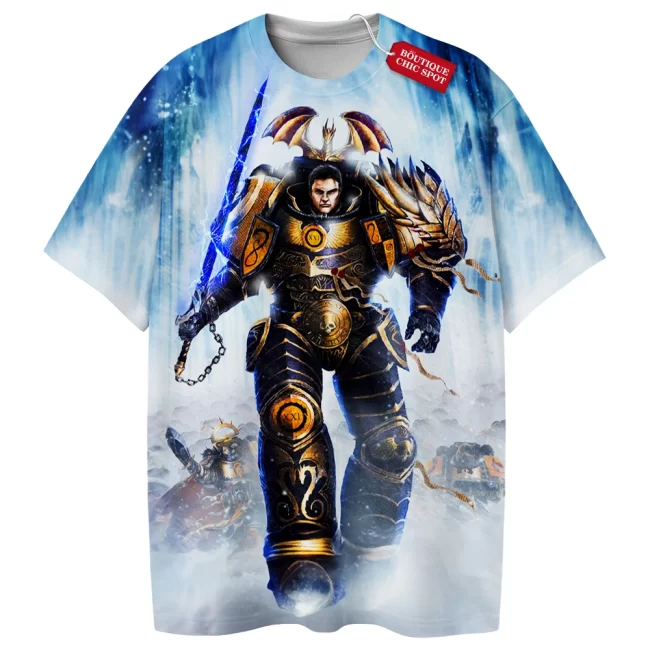 The Dragon Primarch T-Shirt – Warhammer 40k Apparel, Sci-Fi Gaming Top, Grimdark Gift