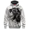 Smoky Venom Fleece Hoodie, Silent Predator Fleece Hoodie, Marvel Comics Fleece Hoodie