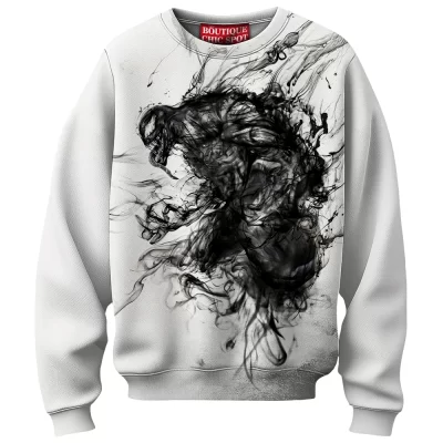 Smoky Venom Sweatshirt, Silent Predator Sweatshirt, Marvel Comics Sweatshirt
