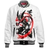 Shadow Greninja Ninja Style Baseball Jacket, Pokemon Baseball Jacket, Anime Baseball Jacket