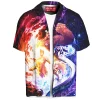 Fantastic Four Hawaiian Shirt, Cosmic Power Hawaiian Shirt, Marvel Comics Hawaiian Shirt
