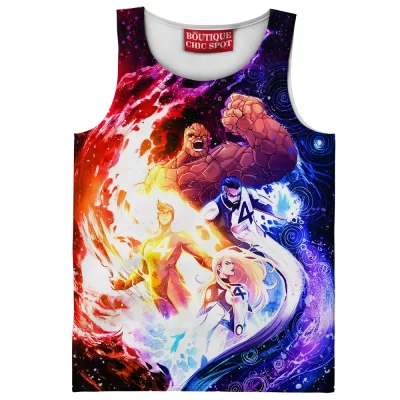 Fantastic Four Tank Top, Cosmic Power Tank Top, Marvel Comics Tank Top