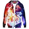 Fantastic Four Zip Hoodie, Cosmic Power Zip Hoodie, Marvel Comics Zip Hoodie