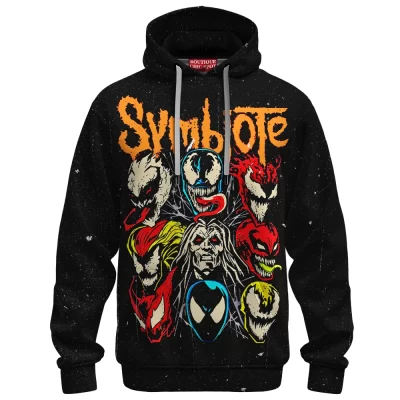 Symbiote Multiverse Hoodie, Venomverse Collection Hoodie, Marvel Comics Hoodie