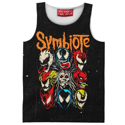 Symbiote Multiverse Tank Top, Venomverse Collection Tank Top, Marvel Comics Tank Top