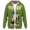 R2-D2 Retro Droid Zip Hoodie, Star Wars Vintage Style Zip Hoodie, Sci Fi Zip Hoodie