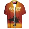 Darth Vader Sunset March Hawaiian Shirt, Star Wars Retro Samurai Style Hawaiian Shirt, Sci Fi Hawaiian Shirt