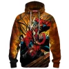 Spider-Man vs Venom Hoodie, Within Shirt Hoodie, Marvel Comics Hoodie