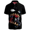 Spider-Man vs Venom Polo Shirt, Into the Maw Polo Shirt, Marvel Comics Polo Shirt