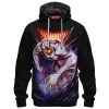 White Venom Fleece Hoodie, Lurking Darkness Fleece Hoodie, Marvel Comics Fleece Hoodie