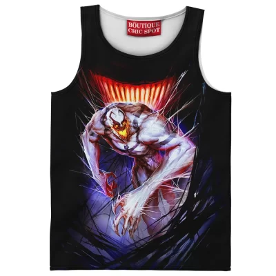 White Venom Tank Top, Lurking Darkness Tank Top, Marvel Comics Tank Top