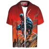 Spider-Man 2099 Hawaiian Shirt, Red Shadow Hawaiian Shirt, Marvel Comics Hawaiian Shirt