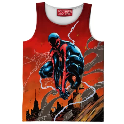 Spider-Man 2099 Tank Top, Red Shadow Tank Top, Marvel Comics Tank Top