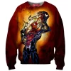 Spider-Man vs Venom Sweatshirt, Torn Between Sweatshirt, Marvel Comics Sweatshirt