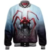 Iron Spider Baseball Jacket, Hunter Mode Baseball Jacket, Marvel Comics Baseball Jacket