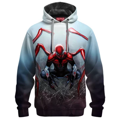 Iron Spider Fleece Hoodie, Hunter Mode Fleece Hoodie, Marvel Comics Fleece Hoodie