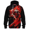Deadpool Hoodie, Blood Rush Hoodie, Marvel Comics Hoodie