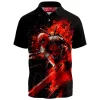 Deadpool Polo Shirt, Blood Rush Polo Shirt, Marvel Comics Polo Shirt