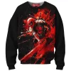 Deadpool Sweatshirt, Blood Rush Sweatshirt, Marvel Comics Sweatshirt