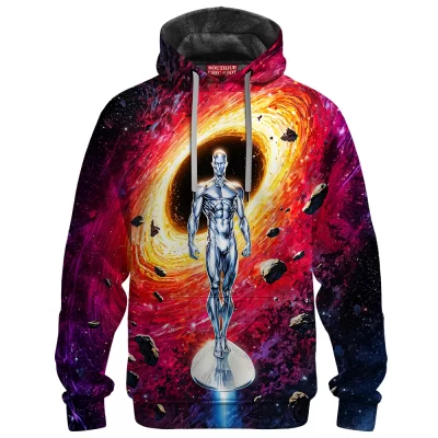 Silver Surfer Fleece Hoodie,  Fleece Hoodie, Marvel Comics Fleece Hoodie