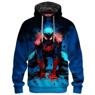 Spider-Man Fleece Hoodie, Code Red Fleece Hoodie, Marvel Comics Fleece Hoodie