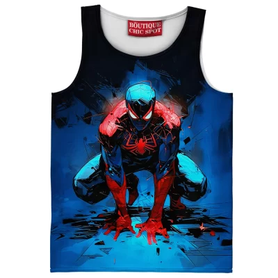 Spider-Man Tank Top, Code Red Tank Top, Marvel Comics Tank Top