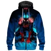 Spider-Man Zip Fleece Hoodie, Code Red Zip Fleece Hoodie, Marvel Comics Zip Fleece Hoodie