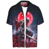 Blood Moon Knight Hawaiian Shirt, Rise from the Abyss Hawaiian Shirt, Game Hawaiian Shirt