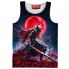 Blood Moon Knight Tank Top, Rise from the Abyss Tank Top, Game Tank Top