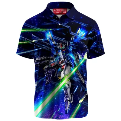 Gundam Strike Polo Shirt, Cosmic Blades Polo Shirt, Anime Polo Shirt