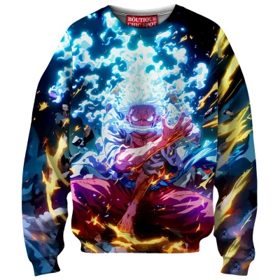 Monkey D. Luffy Sweatshirt, One Piece Awakening Sweatshirt, Anime Sweatshirt