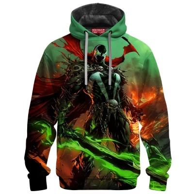 Hell’s Avenger Fleece Hoodie, Spawn and the Blade of Eternal Fire Fleece Hoodie, Comics Fleece Hoodie