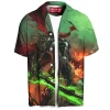 Hell’s Avenger Hawaiian Shirt, Spawn and the Blade of Eternal Fire Hawaiian Shirt, Comics Hawaiian Shirt