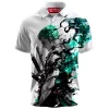 Roronoa Zoro Polo Shirt, One Piece Demon Swordsman Polo Shirt, Anime Polo Shirt