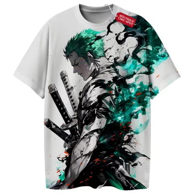 Roronoa Zoro Shirt, One Piece Demon Swordsman Shirt, Anime Shirt