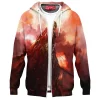 Golden Wrath Zip Hoodie, Rise of the Flame Queen Zip Hoodie, Game Zip Hoodie