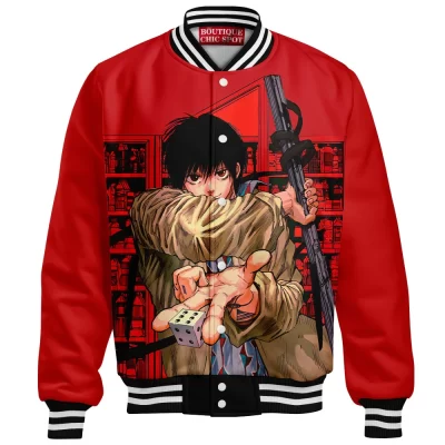 Sakamoto Days Baseball Jacket, Yoichi Nagumo Code of the Killer Game Baseball Jacket, Anime Baseball Jacket