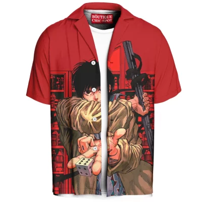 Sakamoto Days Hawaiian Shirt, Yoichi Nagumo Code of the Killer Game Hawaiian Shirt, Anime Hawaiian Shirt