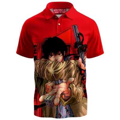 Sakamoto Days Polo Shirt, Yoichi Nagumo Code of the Killer Game Polo Shirt, Anime Polo Shirt