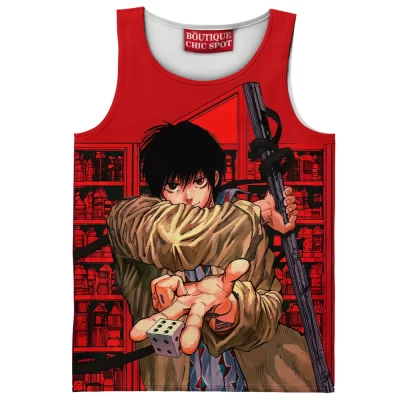 Sakamoto Days Tank Top, Yoichi Nagumo Code of the Killer Game Tank Top, Anime Tank Top