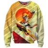 Infernape Pokemon Sweatshirt, Solar Blaze Ascension Sweatshirt, Anime Sweatshirt