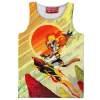 Infernape Pokemon Tank Top, Solar Blaze Ascension Tank Top, Anime Tank Top