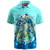Pokemon Water Crew Polo Shirt, Splash of Legends Polo Shirt, Anime Polo Shirt