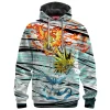 Pokemon Legends Fleece Hoodie, Rise of the Elemental Storm Fleece Hoodie, Anime Fleece Hoodie