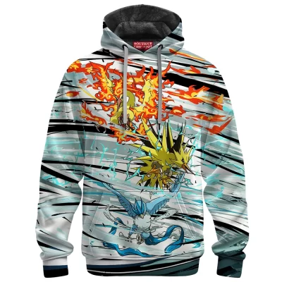 Pokemon Legends Fleece Hoodie, Rise of the Elemental Storm Fleece Hoodie, Anime Fleece Hoodie