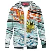 Pokemon Legends Zip Hoodie, Rise of the Elemental Storm Zip Hoodie, Anime Zip Hoodie