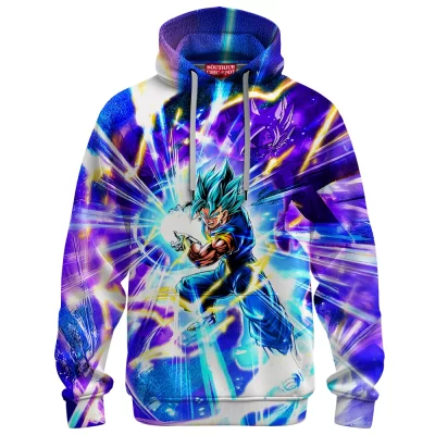 Vegito Super Saiyan Hoodie, Dragon Ball Z Scouter Vision Hoodie, Anime Hoodie